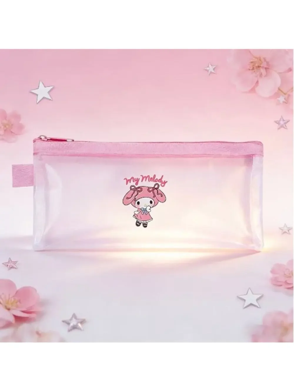 #MEL-1176 My Melody Mesh Pencil Bag
